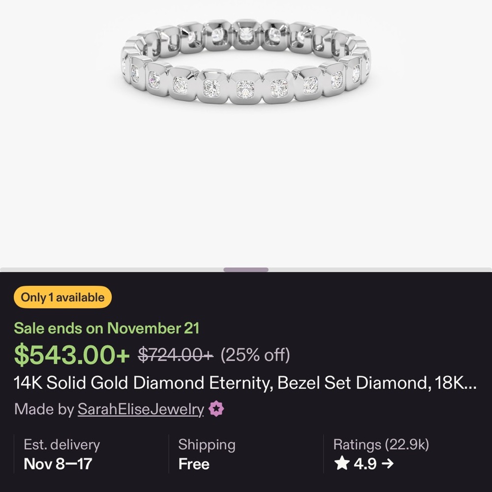 White Gold Diamond Eternity Ring